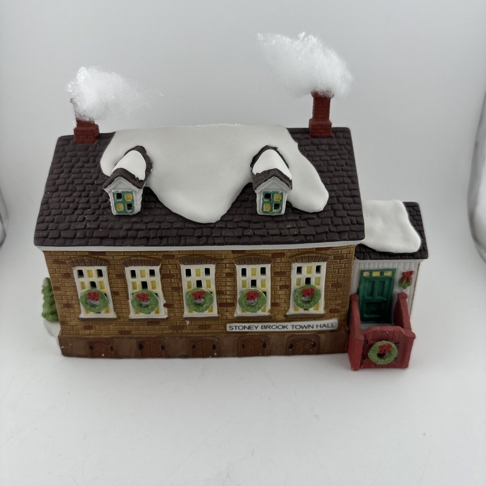 Department 56 New England Village Stoney Brook Town Hall 56448